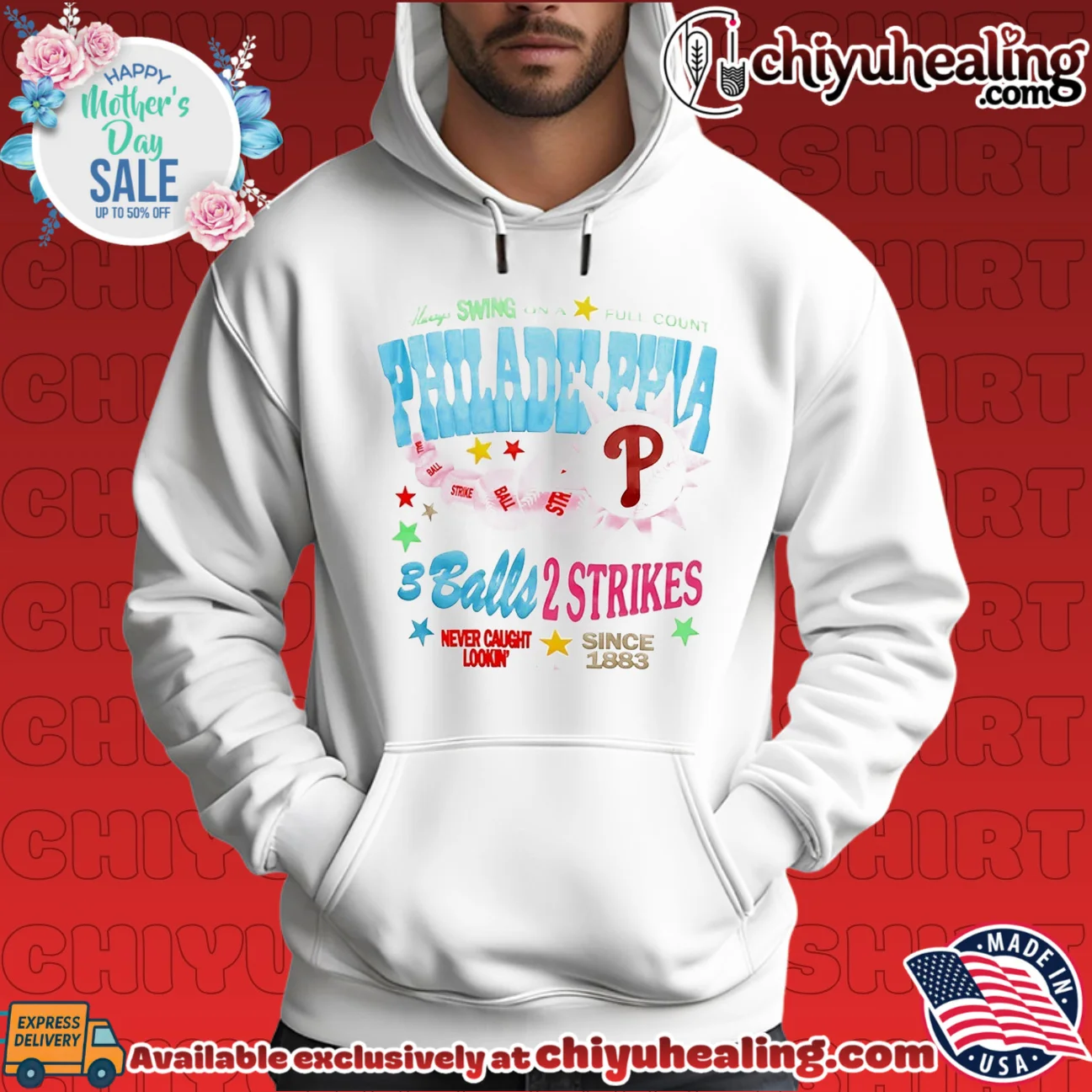 Philadelphia Phillies 3 Balls 2 Strikes Never Caught Lookin Philadelphia Phillies 3 Balls 2 Strikes Never Caught Lookin