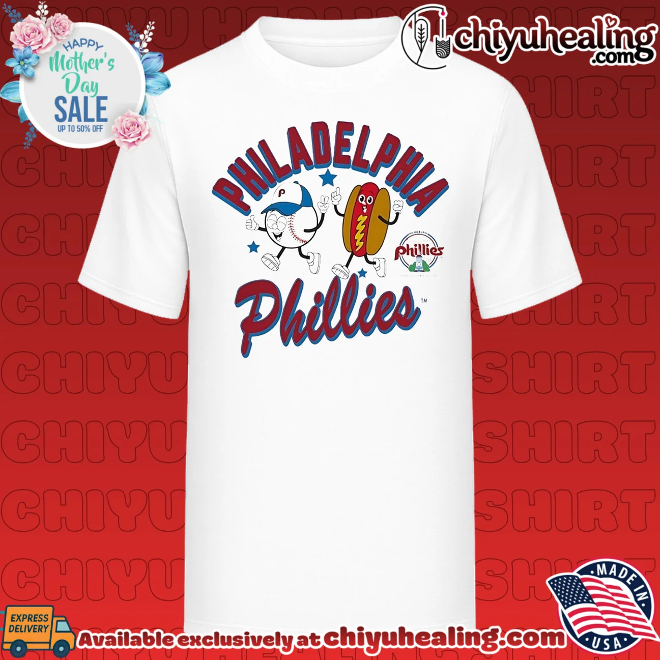 Philadelphia Phillies HotDog Preschool Snack cartoon