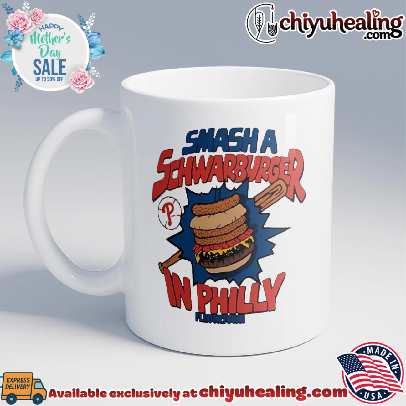 Philadelphia Phillies smash a Schwarburger in Philly food bespoke shirt & hoodie | Limited Stock Edition Philadelphia Phillies smash a Schwarburger in Philly food