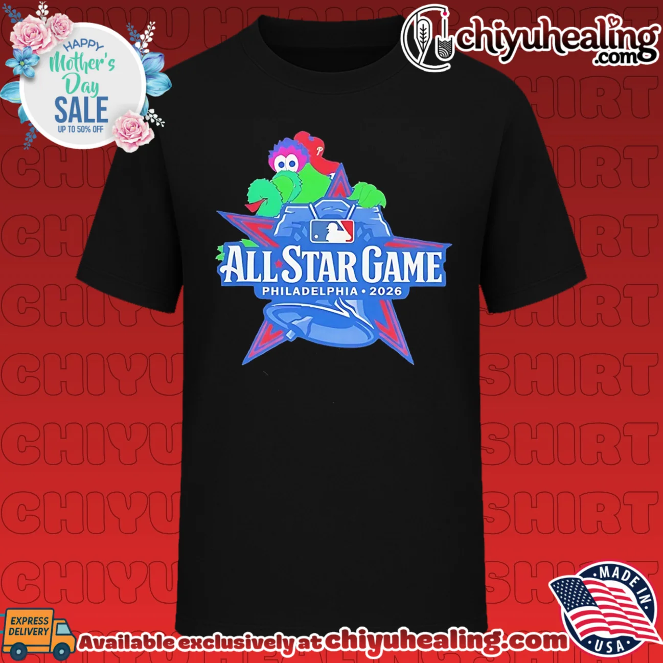 Phillie Phanatic Philadelphia Phillies MLB All Star Game 2026 shirt & hoodie