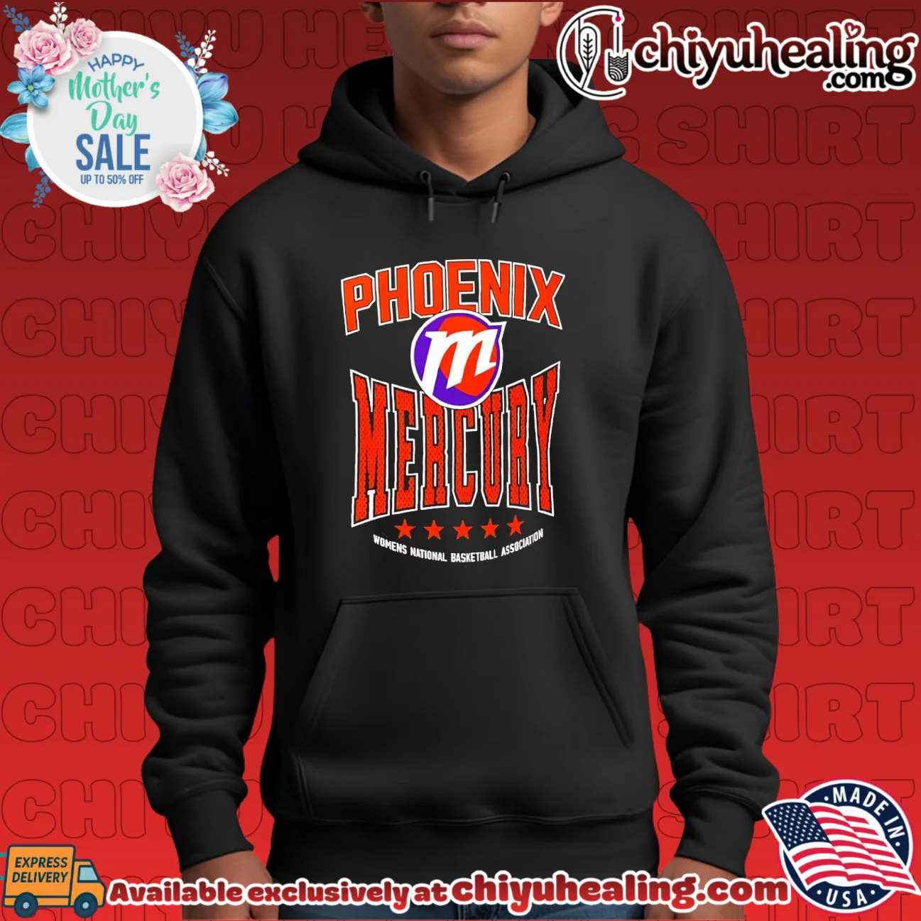 Phoenix Mercury WNBA 2026 Starter Center Squeeze hype shirt & hoodie - Urban Fashion Phoenix Mercury WNBA 2026 Starter Center Squeeze hype shirt & hoodie - Urban Fashion