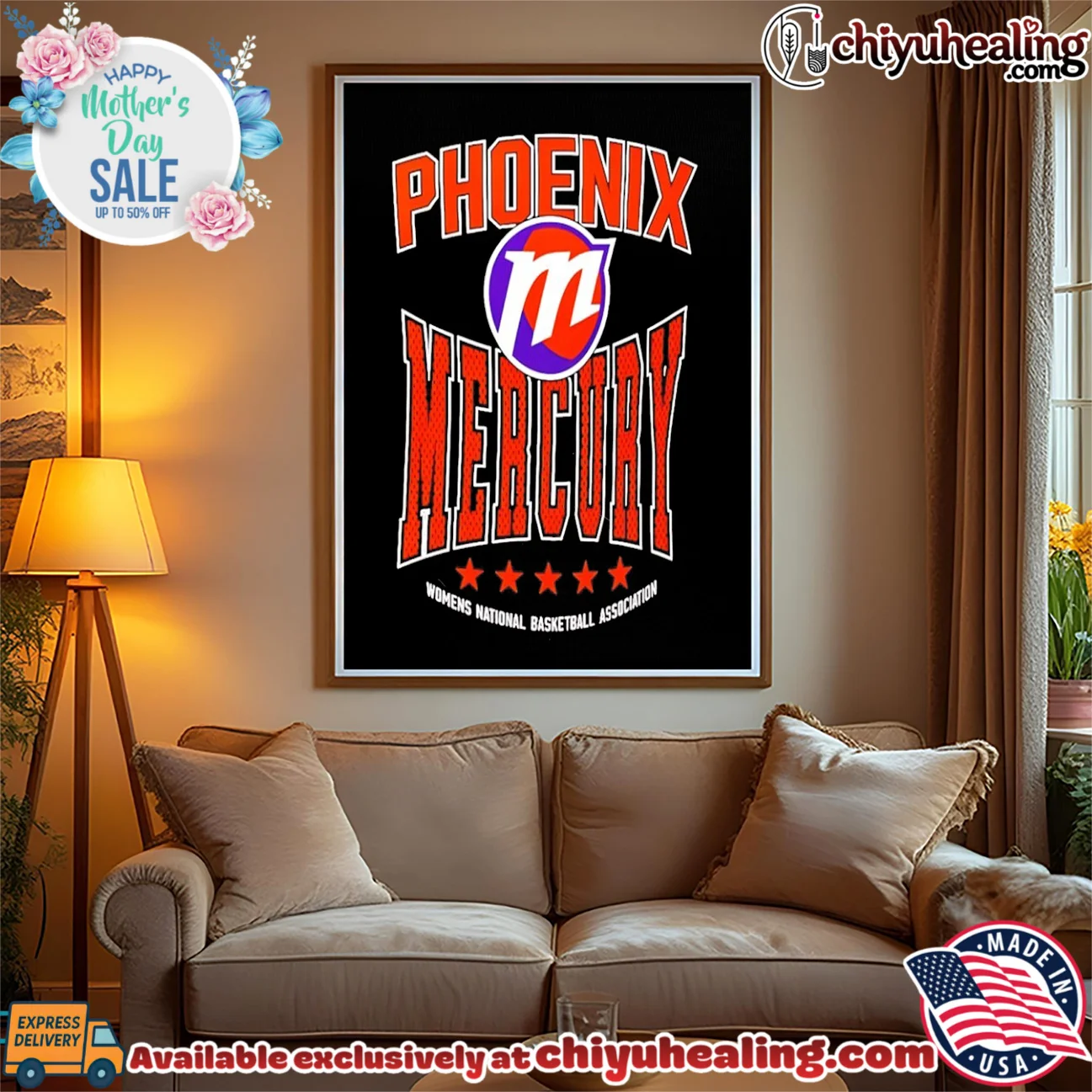 Phoenix Mercury WNBA 2026 Starter Center Squeeze hype shirt & hoodie - Urban Fashion Phoenix Mercury WNBA 2026 Starter Center Squeeze