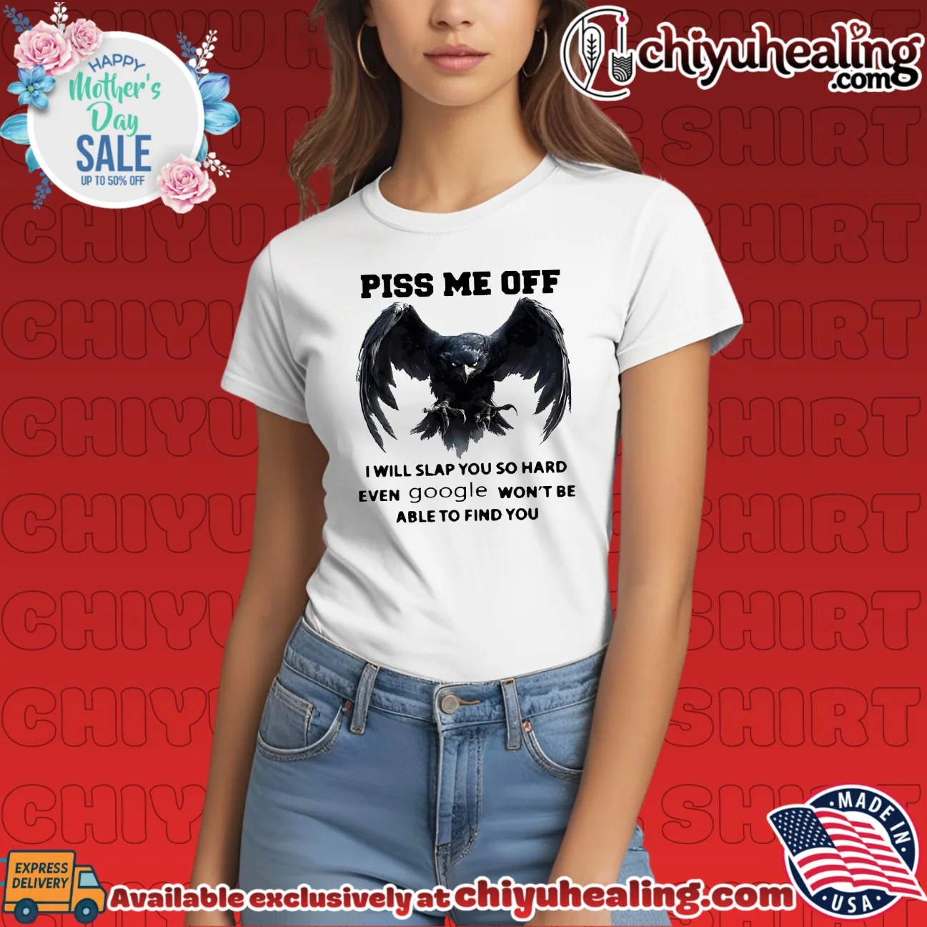Piss me off I will slap you so hard even Google won't be able to find you classic shirt & hoodie | IP Merchandise Piss me off I will slap you so hard even Google won't be able to find you