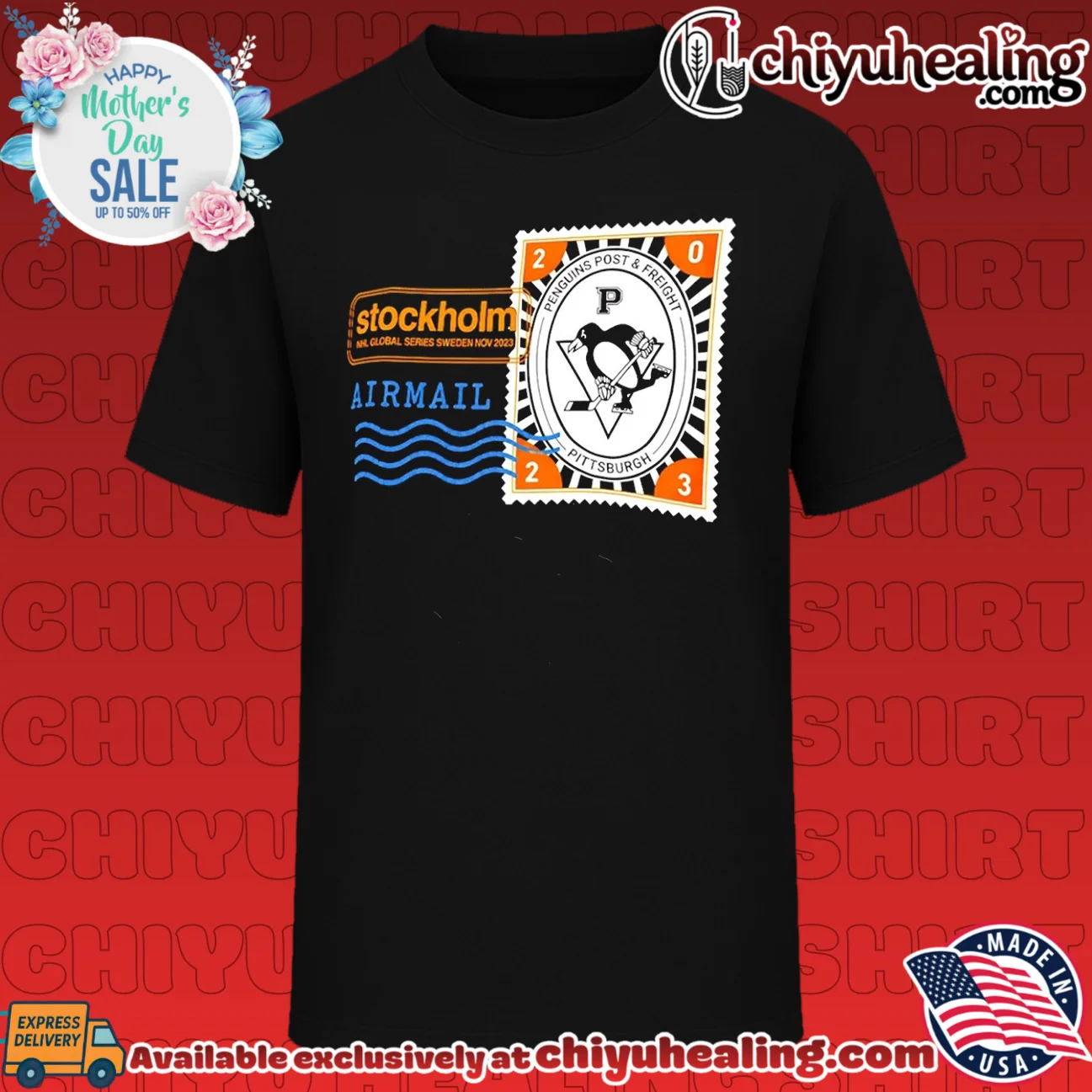 Pittsburgh Penguins Penguins Stockholm Airmail