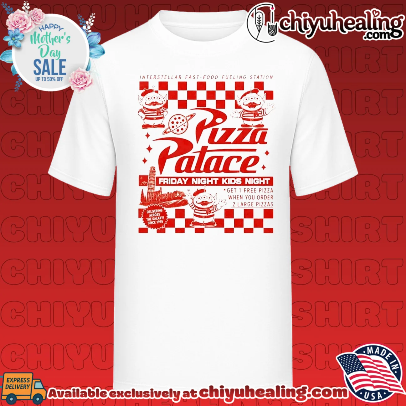 Pizza Palace Interstellar Fast-Food Fueling Station shirt & hoodie