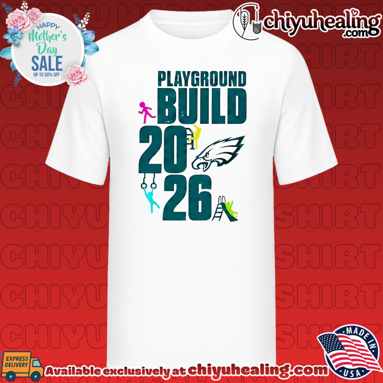 Playground Build 2026 Philadelphia Eagles shirt