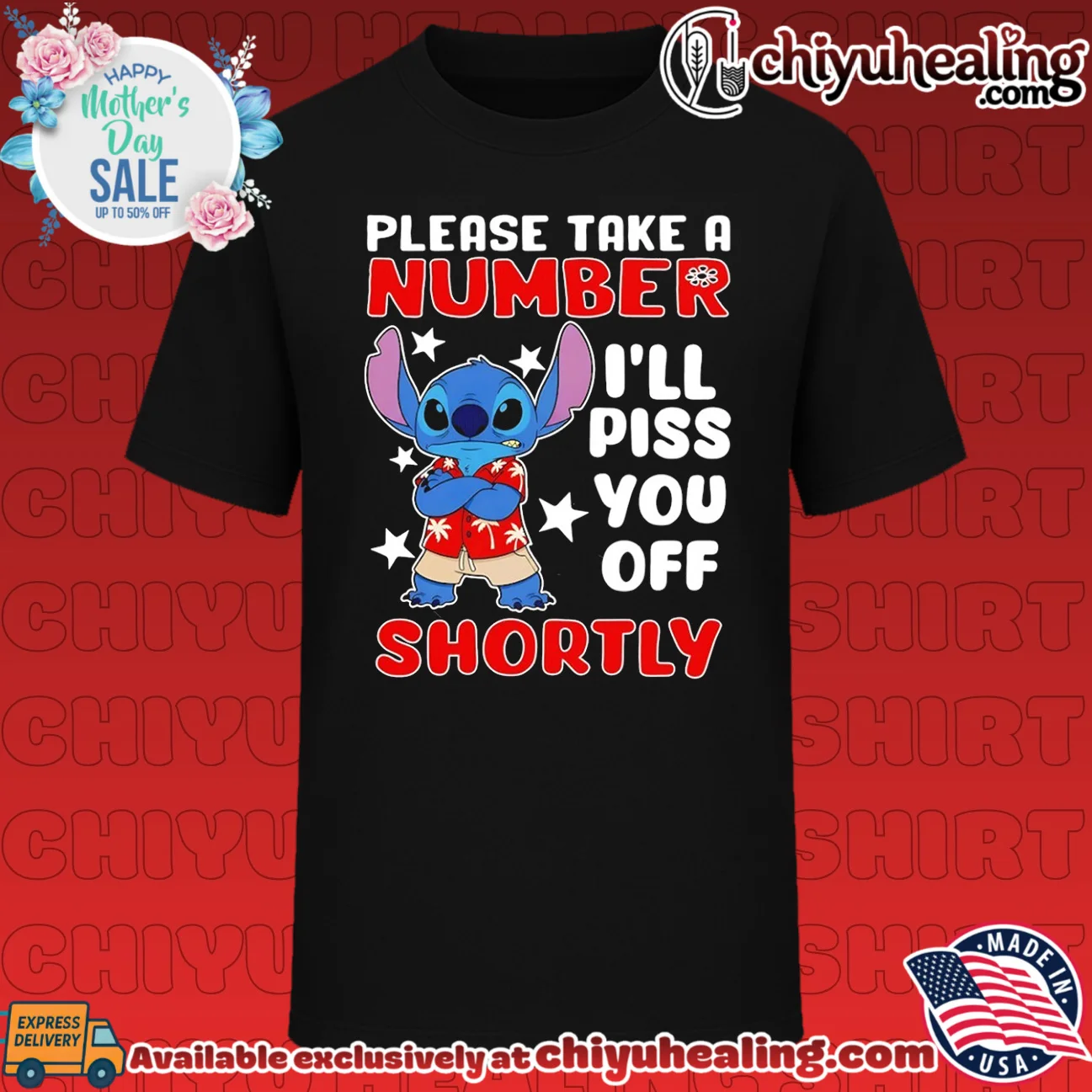 Please Take a Number I Will Piss You off Shortly Stitch