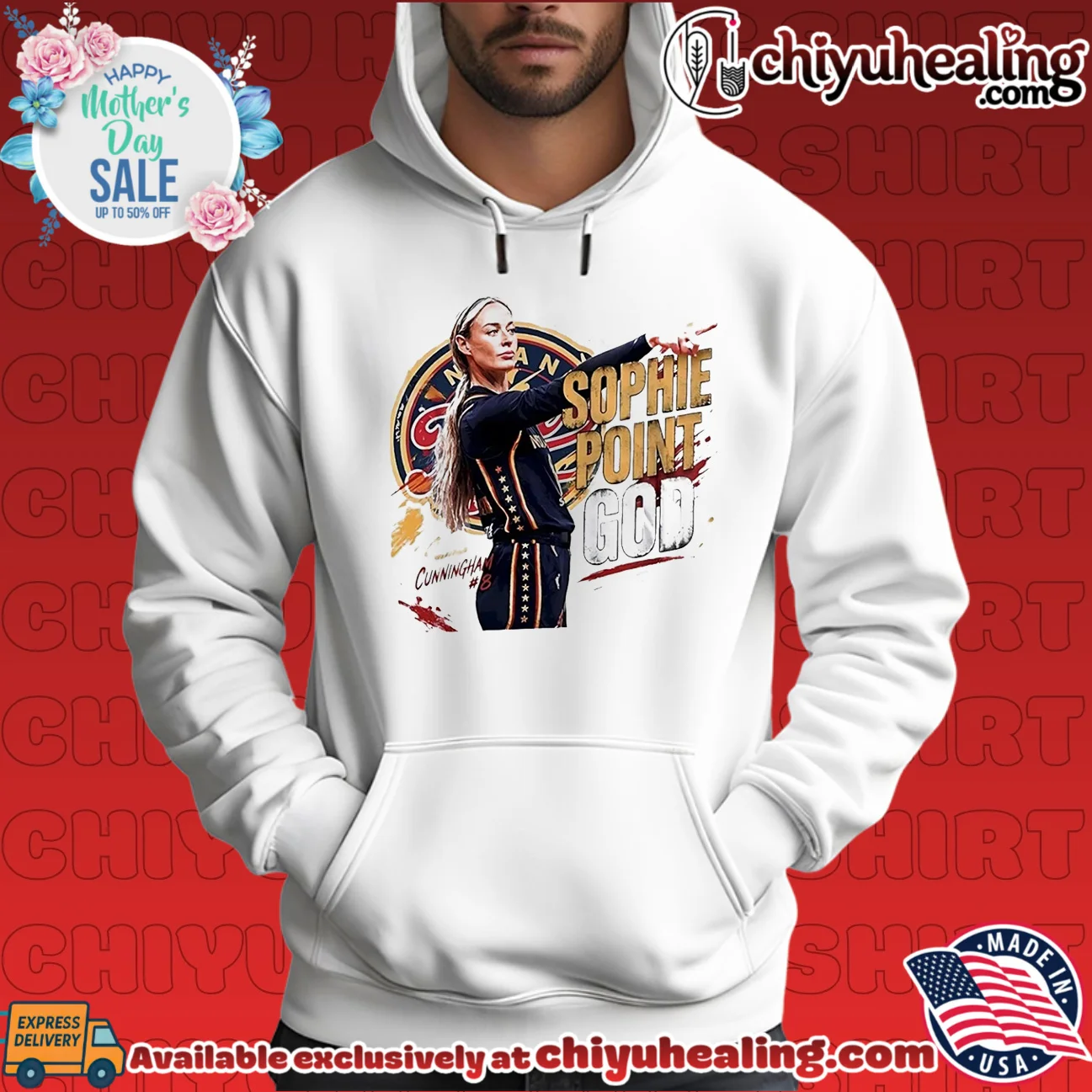 Point God Sophie Cunningham Indiana Fever WNBA graphic shirt & hoodie Point God Sophie Cunningham Indiana Fever WNBA graphic shirt & hoodie