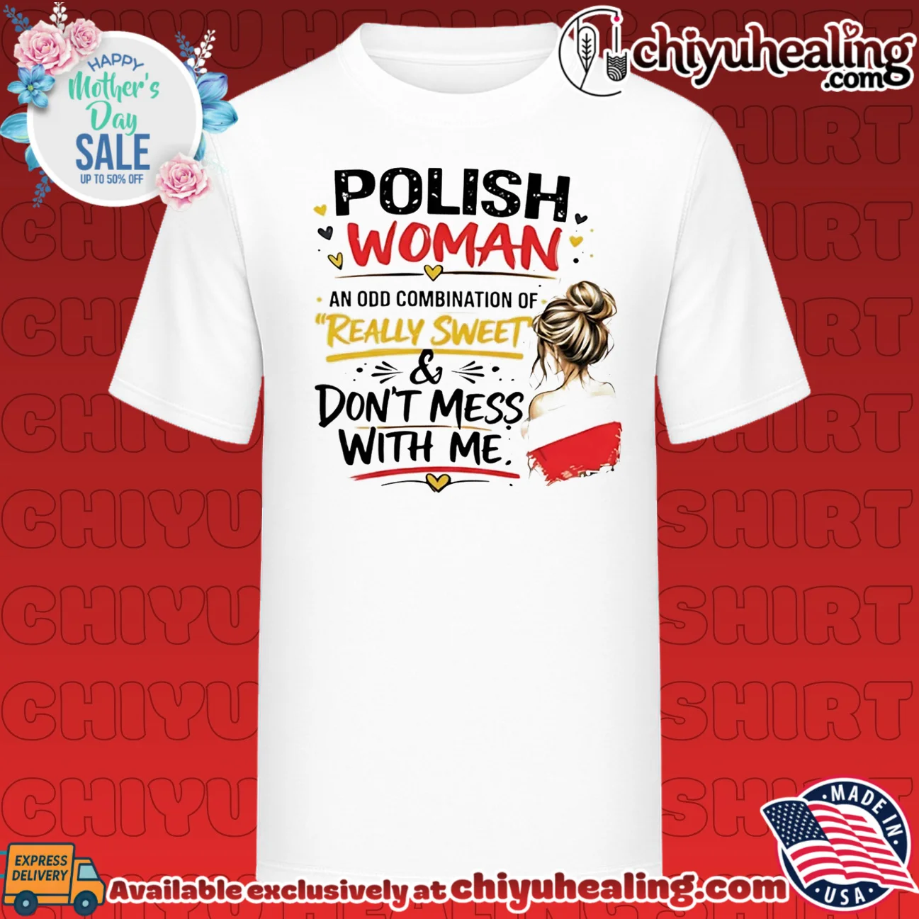Polish woman sweet but don't mess with me poland shirt