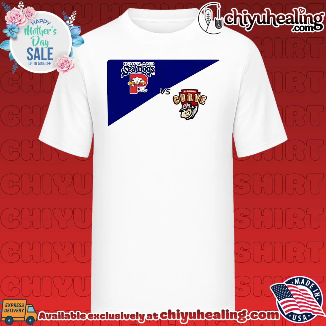 Portland Sea Dogs vs Altoona Curve 2026 shirt & hoodie