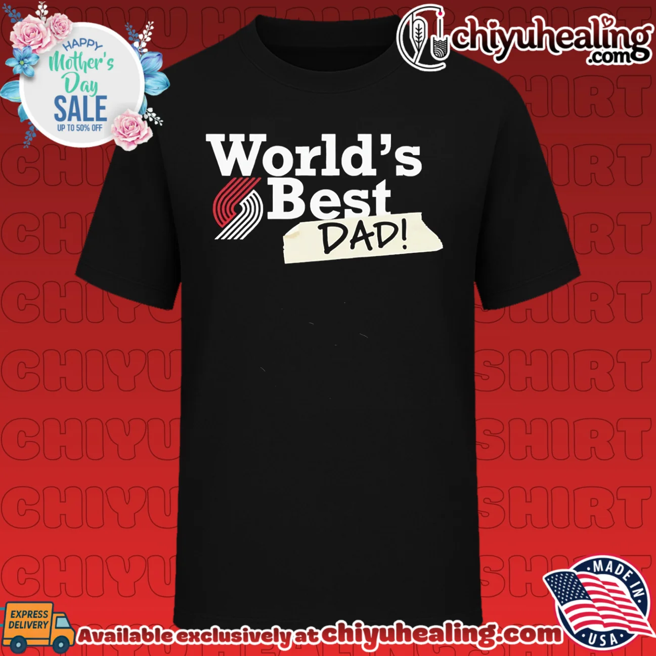 Portland Trail Blazers World's Best Dad 2026