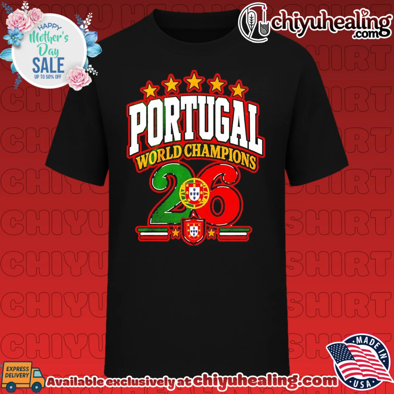 Portugal 2026 World Champions Flag shirt
