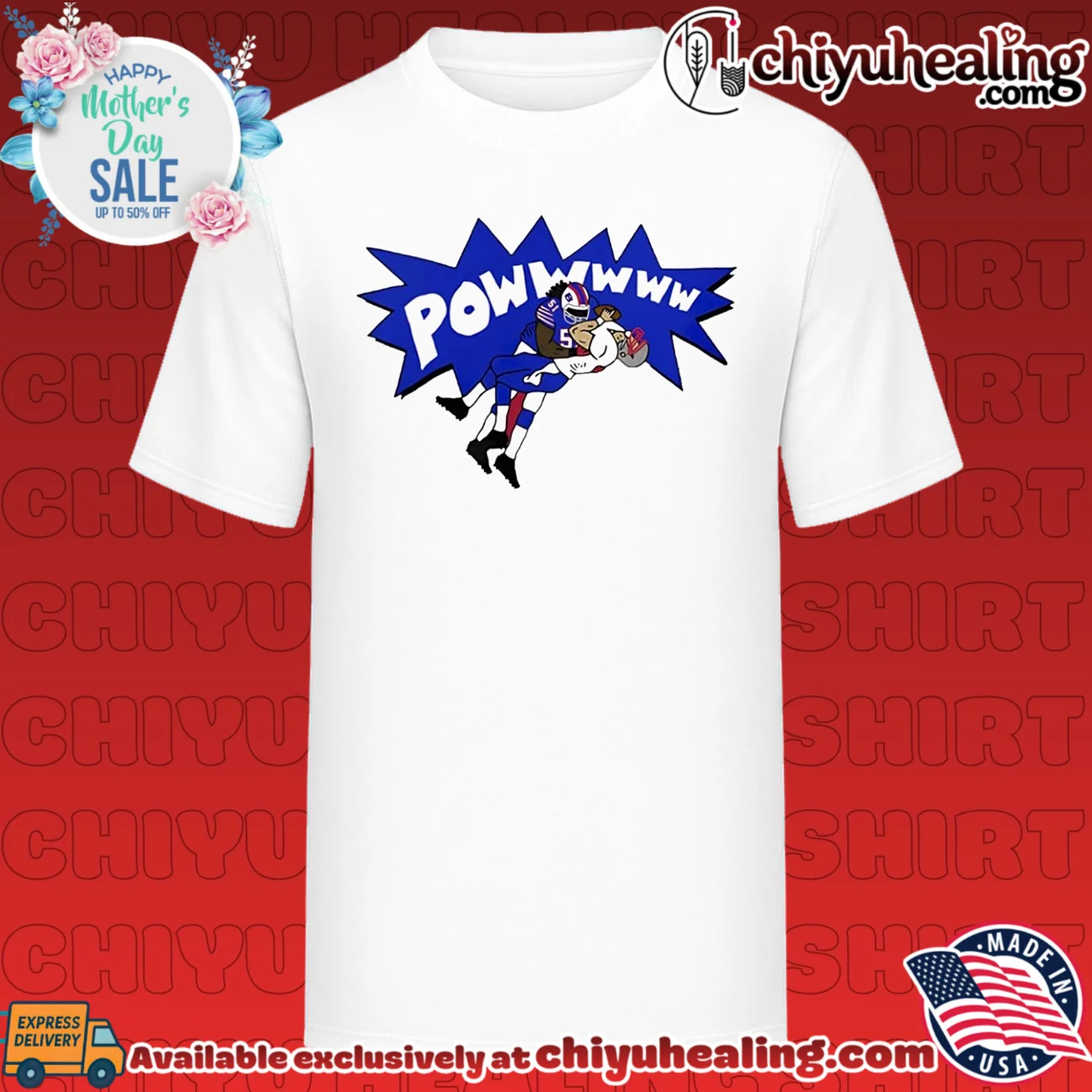 Powwwww Buffalo Bills Football Tackle NFL shirt & hoodie