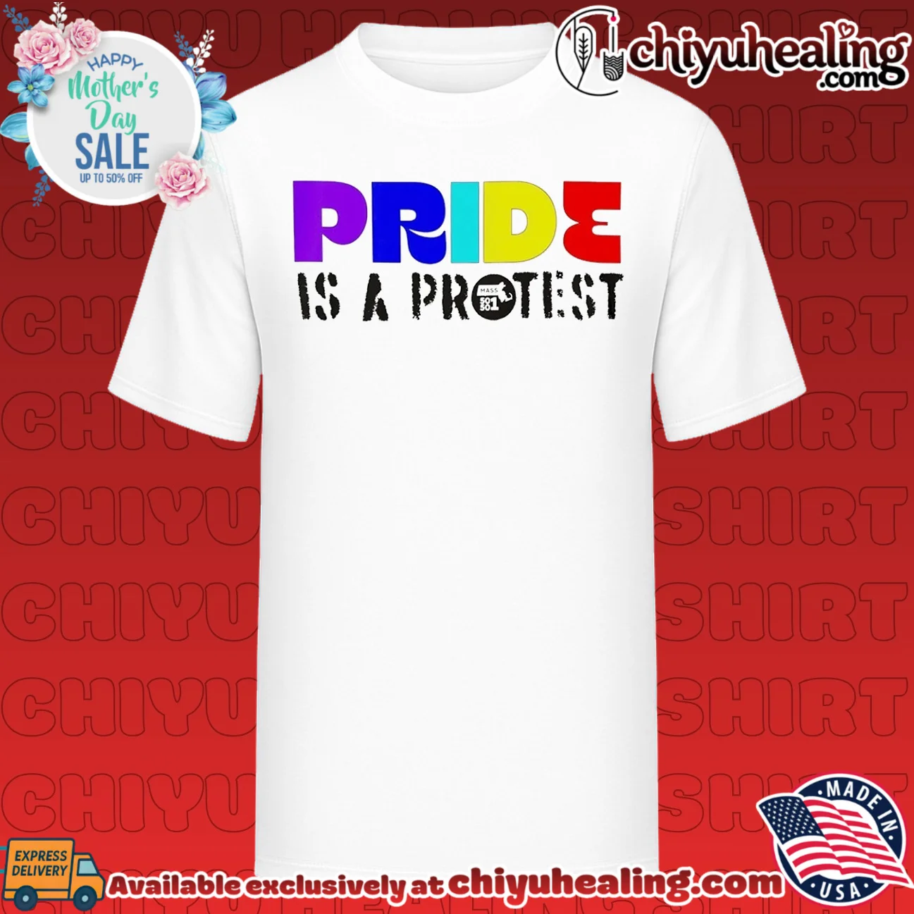 Pride Is a Protest Mass 50501 LGBTQ Rights shirt & hoodie