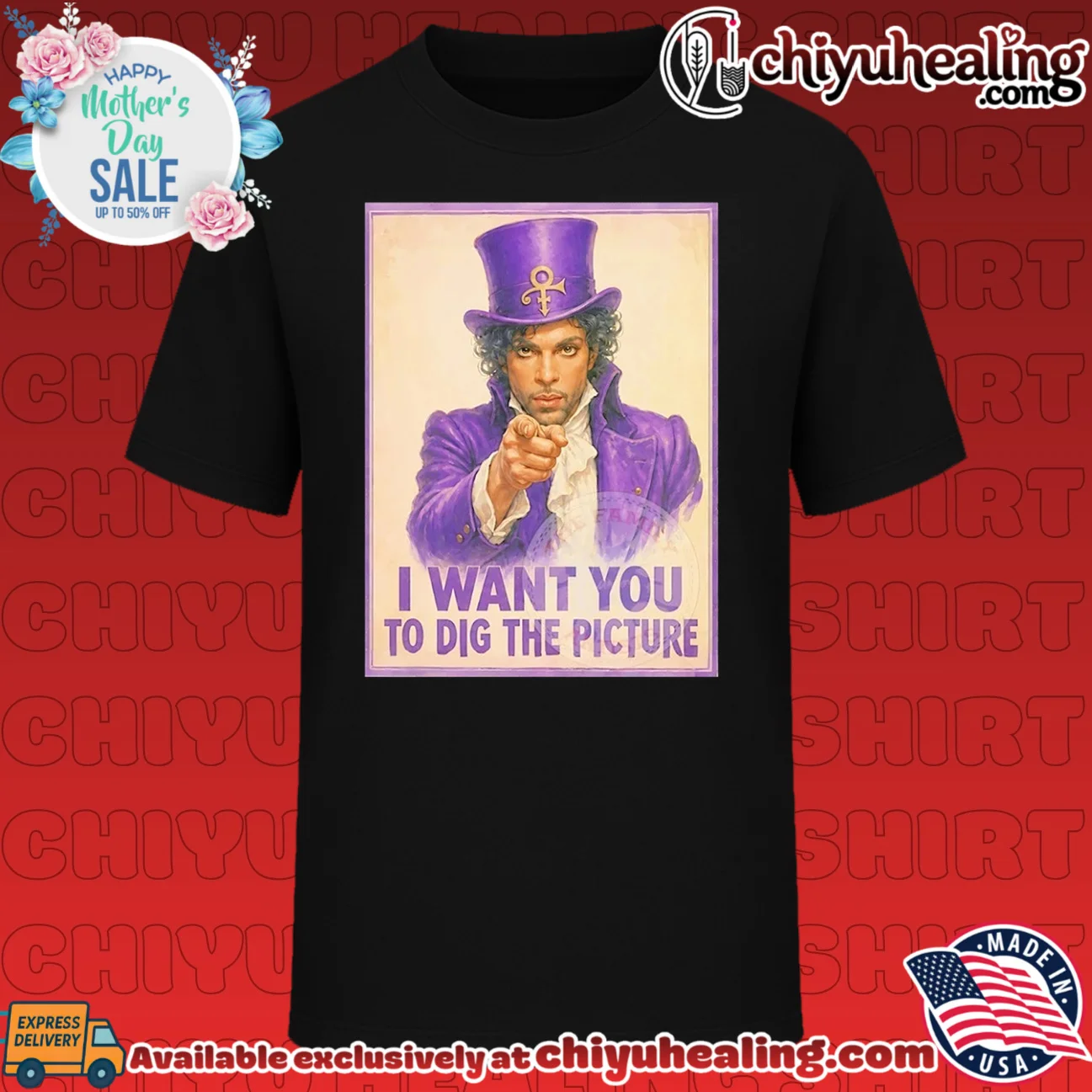 Prince I want you to dig the picture vintage shirt & hoodie