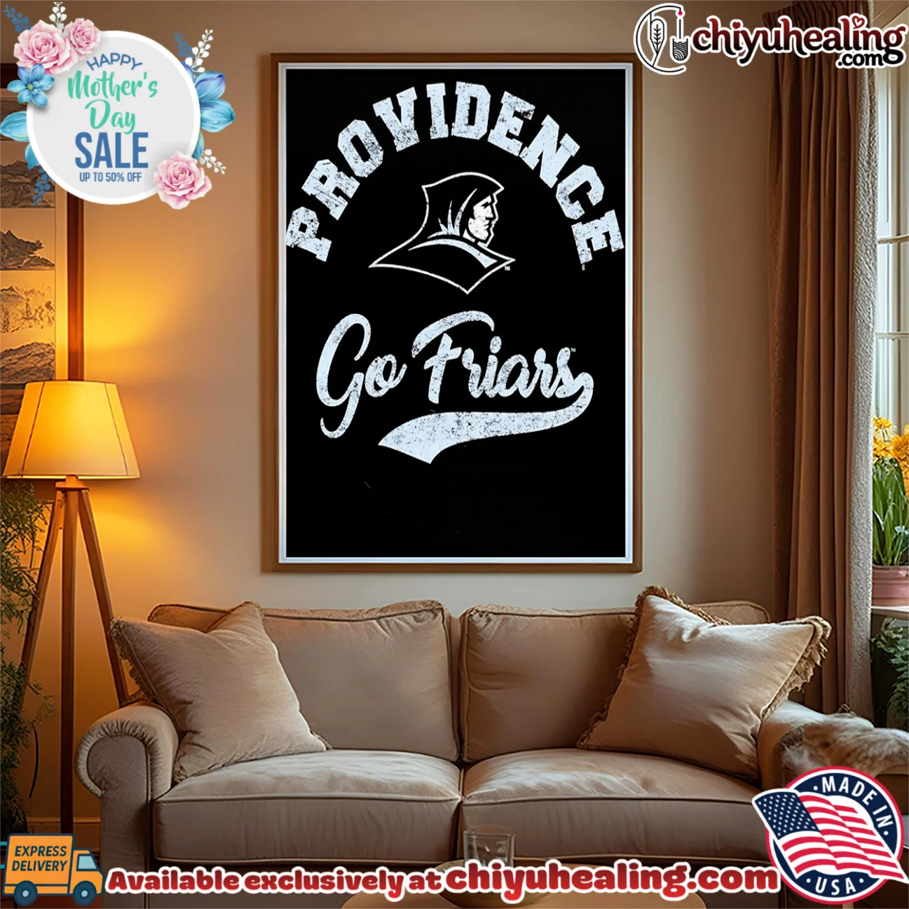 Providence Friars go Friars Retro logo iconic shirt & hoodie - Ultimate Gift Edition Providence Friars go Friars Retro logo