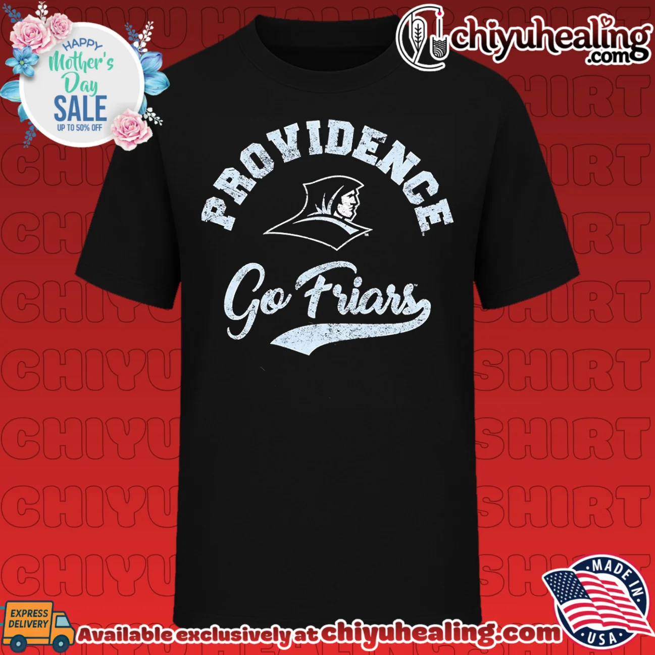 Providence Friars go Friars Retro logo