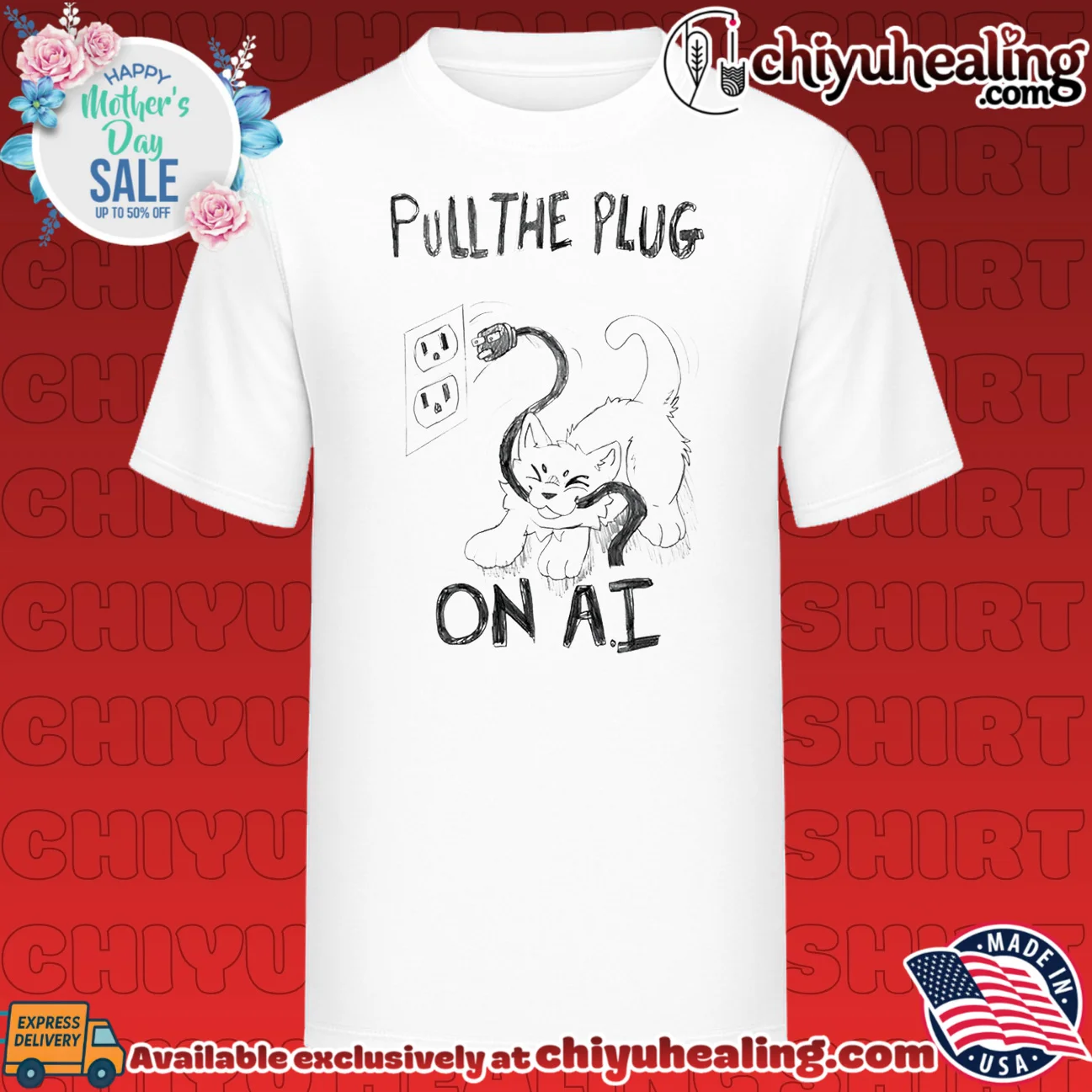 Pull the plug on AI against AI shirt & hoodie