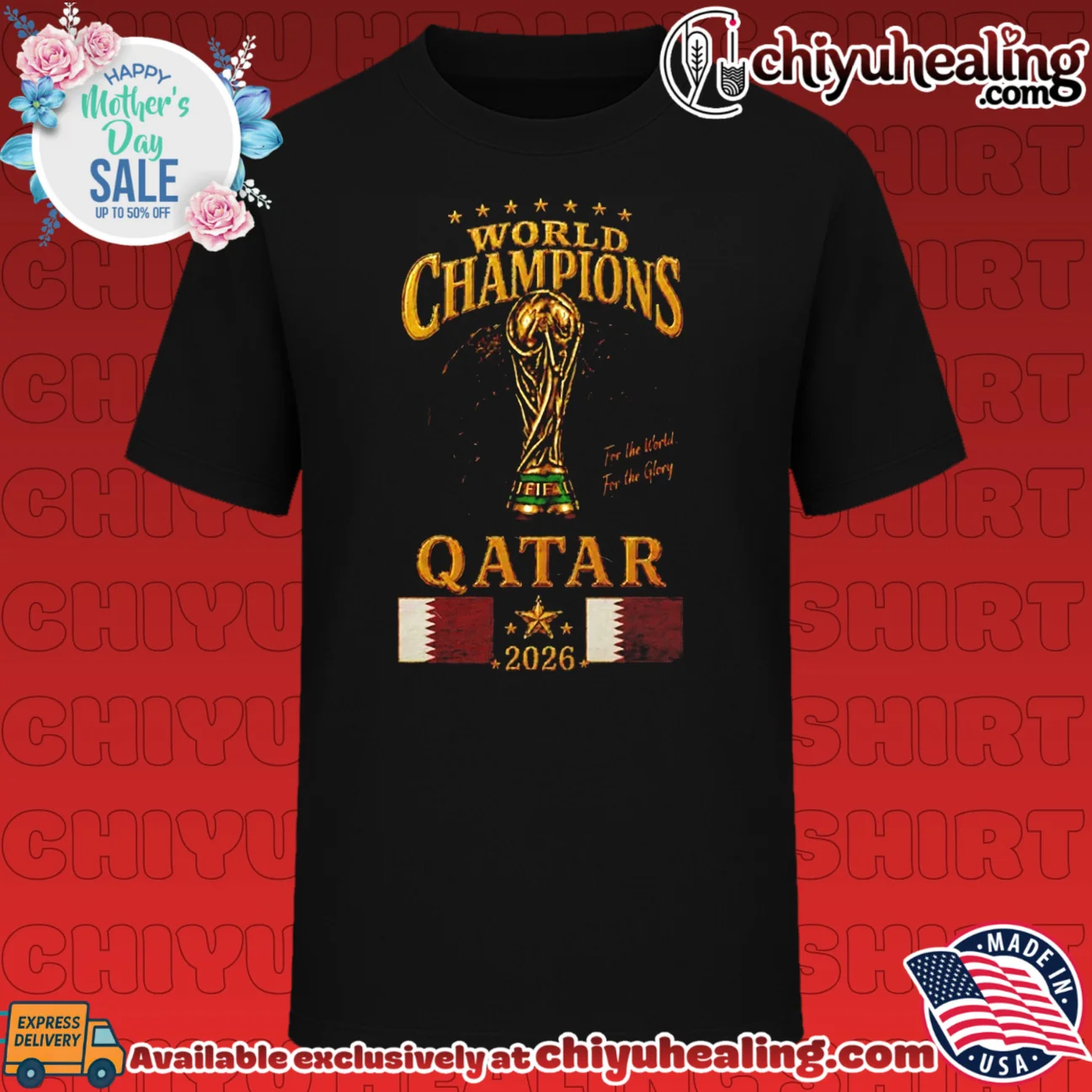 Qatar 2026 World Champions For The World For The Glory shirt