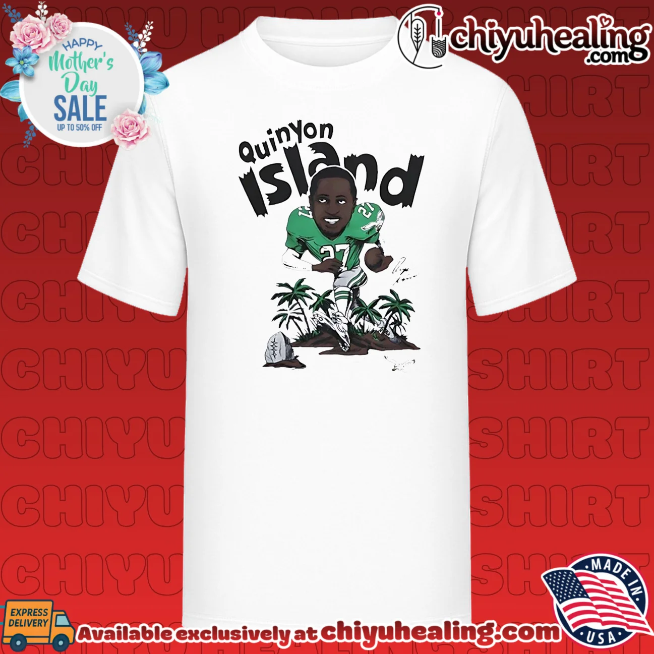 Quinyon Mitchell Philadelphia Eagles NFL football player shirt & hoodie