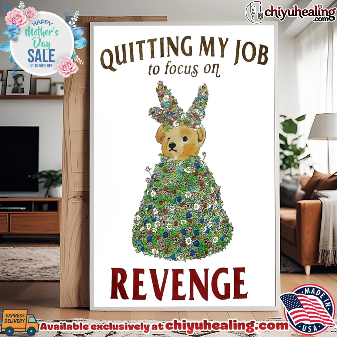 Quitting my job to focus on revenge bear shirt & hoodie Quitting my job to focus on revenge bear