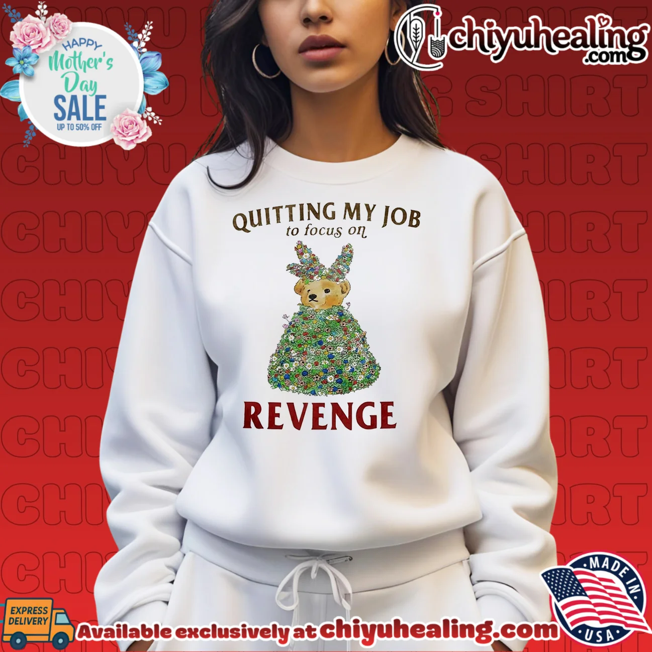 Quitting my job to focus on revenge bear shirt & hoodie Quitting my job to focus on revenge bear