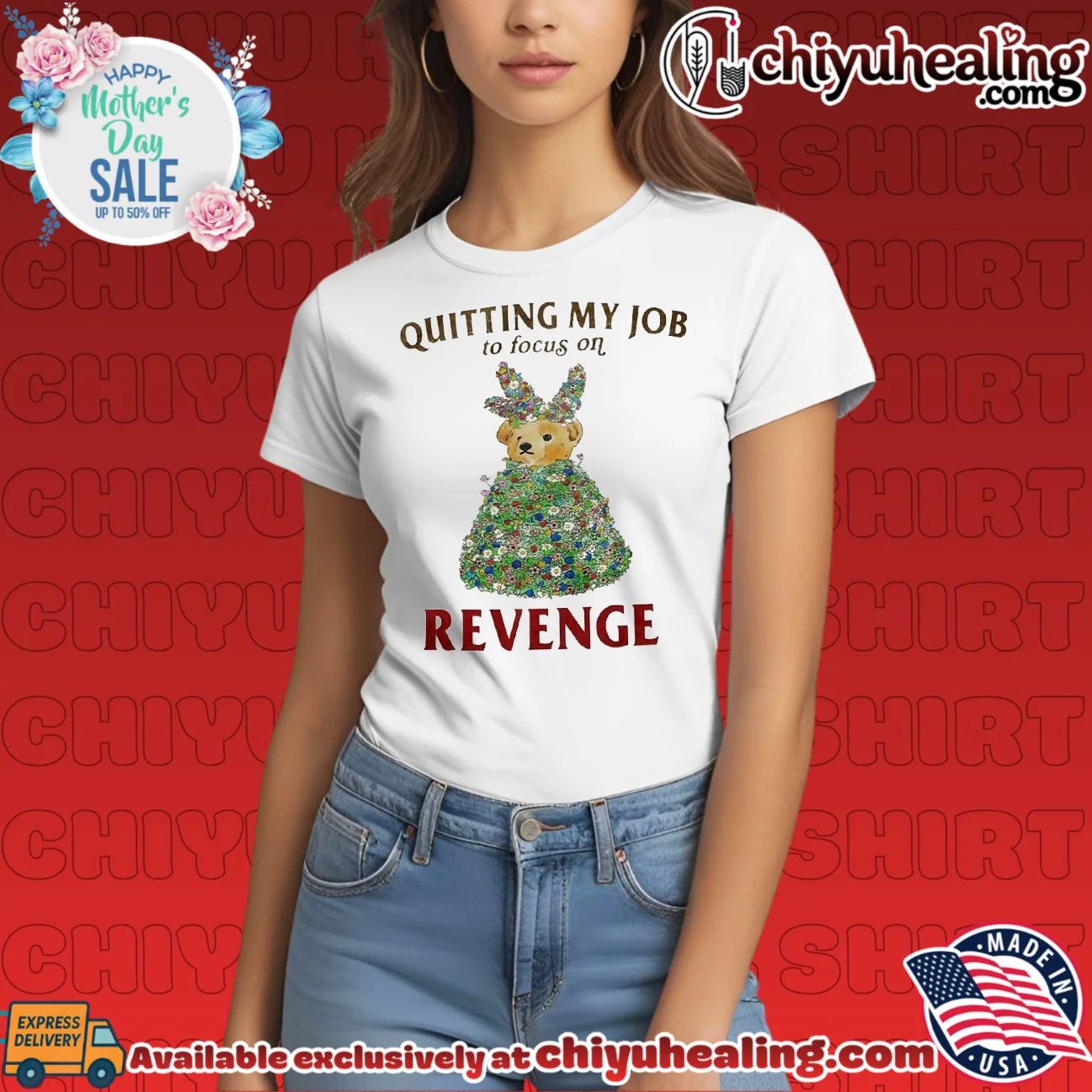 Quitting my job to focus on revenge bear shirt & hoodie Quitting my job to focus on revenge bear