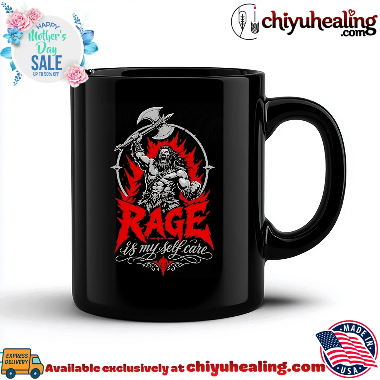 Rage Is My Self Care Barbarian Warrior fantasy shirt & hoodie Rage Is My Self Care Barbarian Warrior fantasy