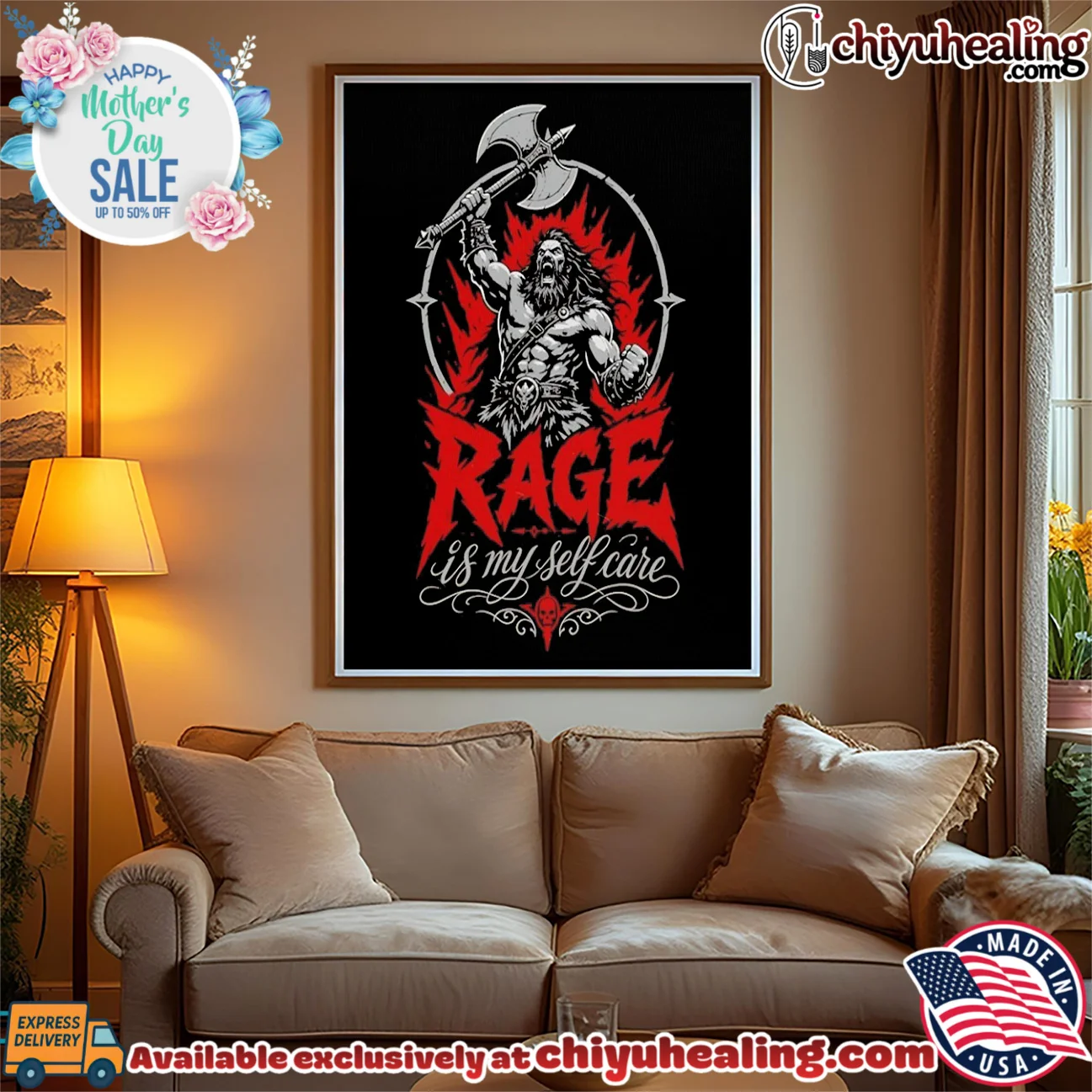 Rage Is My Self Care Barbarian Warrior fantasy shirt & hoodie Rage Is My Self Care Barbarian Warrior fantasy