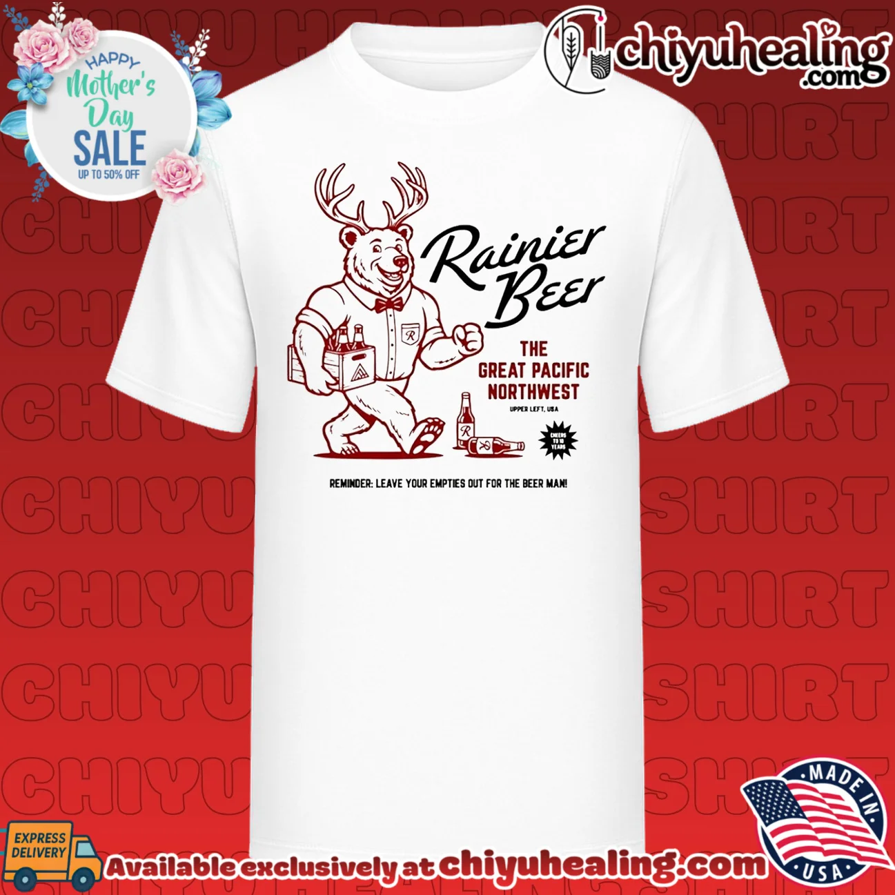 Rainier Beer Natural Bearer of Brews Pacific Northwest shirt & hoodie