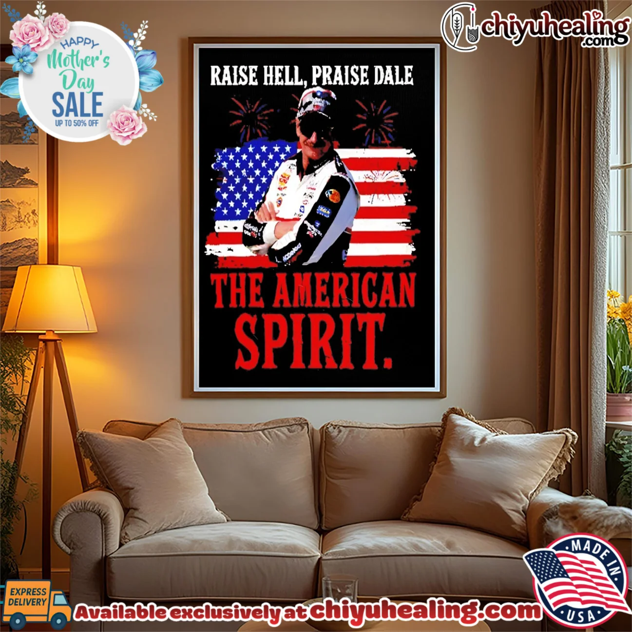Raise Hell Praise Dale American Spirit Vintage Racing Legend Patriotic 4th of July shirt & hoodie Raise Hell Praise Dale American Spirit Vintage Racing Legend Patriotic 4th of July