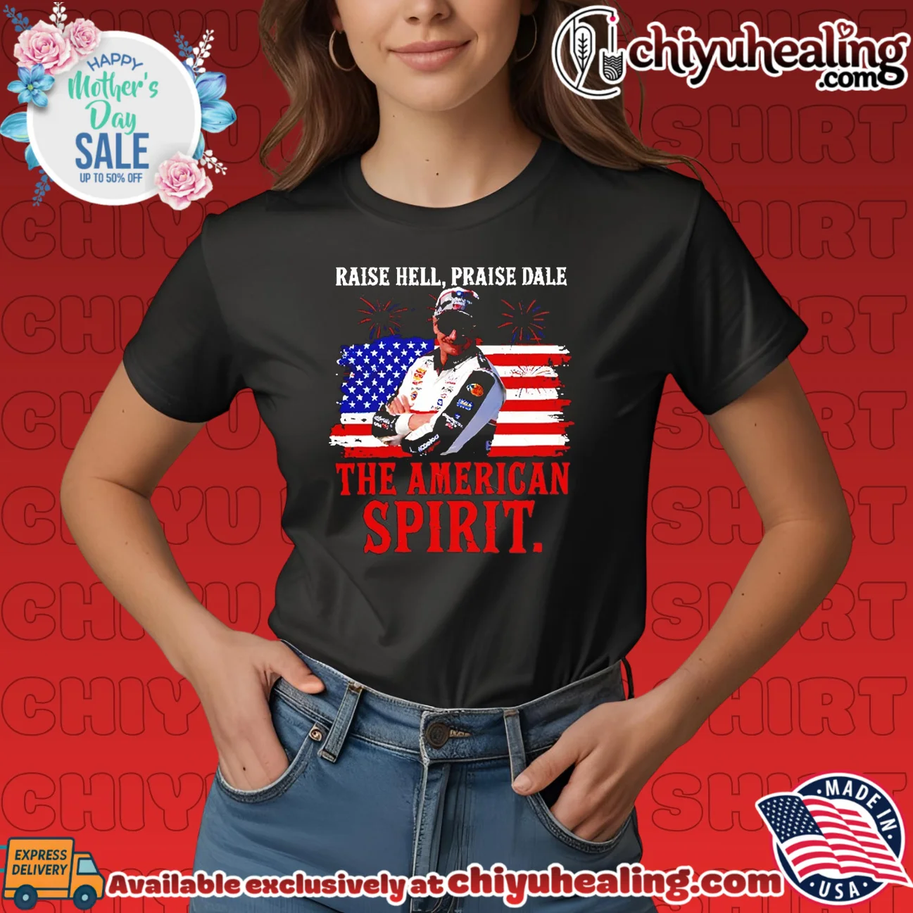 Raise Hell Praise Dale American Spirit Vintage Racing Legend Patriotic 4th of July shirt & hoodie Raise Hell Praise Dale American Spirit Vintage Racing Legend Patriotic 4th of July
