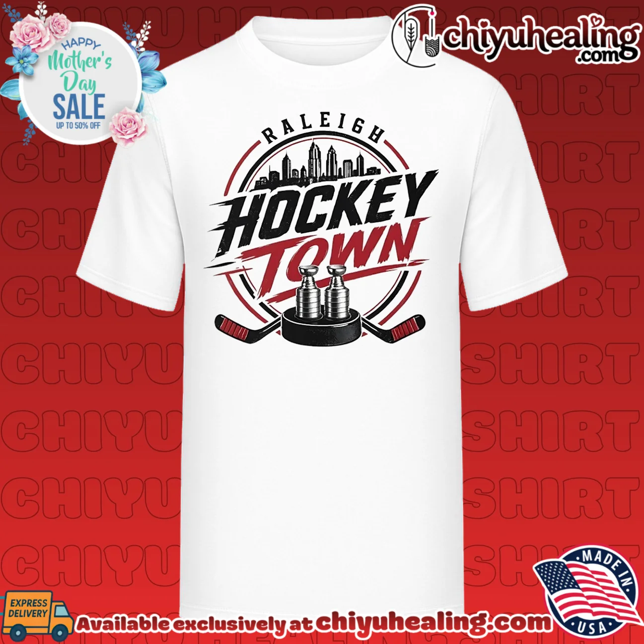 Raleigh is a Hockey Town graphic shirt & hoodie