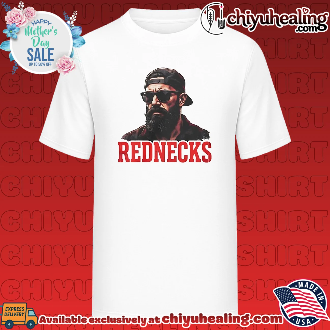 Rednecks Bearded Man with Sunglasses country life