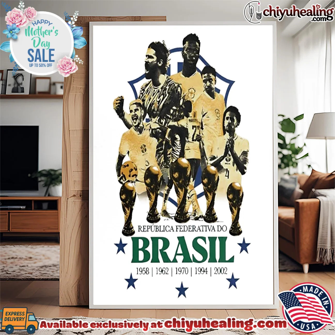Republica Federativa Do Brasil 1958 1962 1970 1994 2002 World Cup trophies hype shirt & hoodie | Modern Street Style Republica Federativa Do Brasil 1958 1962 1970 1994 2002 World Cup trophies