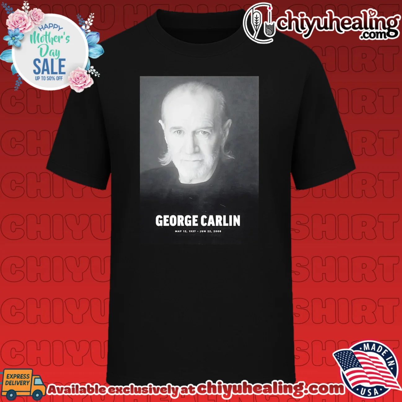 Rest in Peace George Carlin 1937-2008 shirt & hoodie