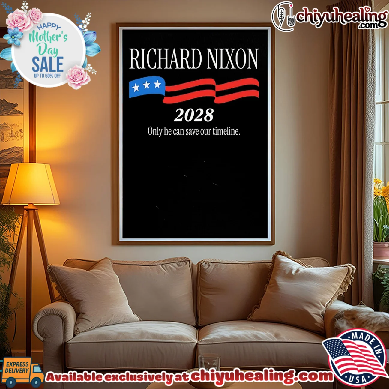 Richard Nixon 2028 Only He Can Save Our Timeline shirt & hoodie Richard Nixon 2028 Only He Can Save Our Timeline shirt & hoodie