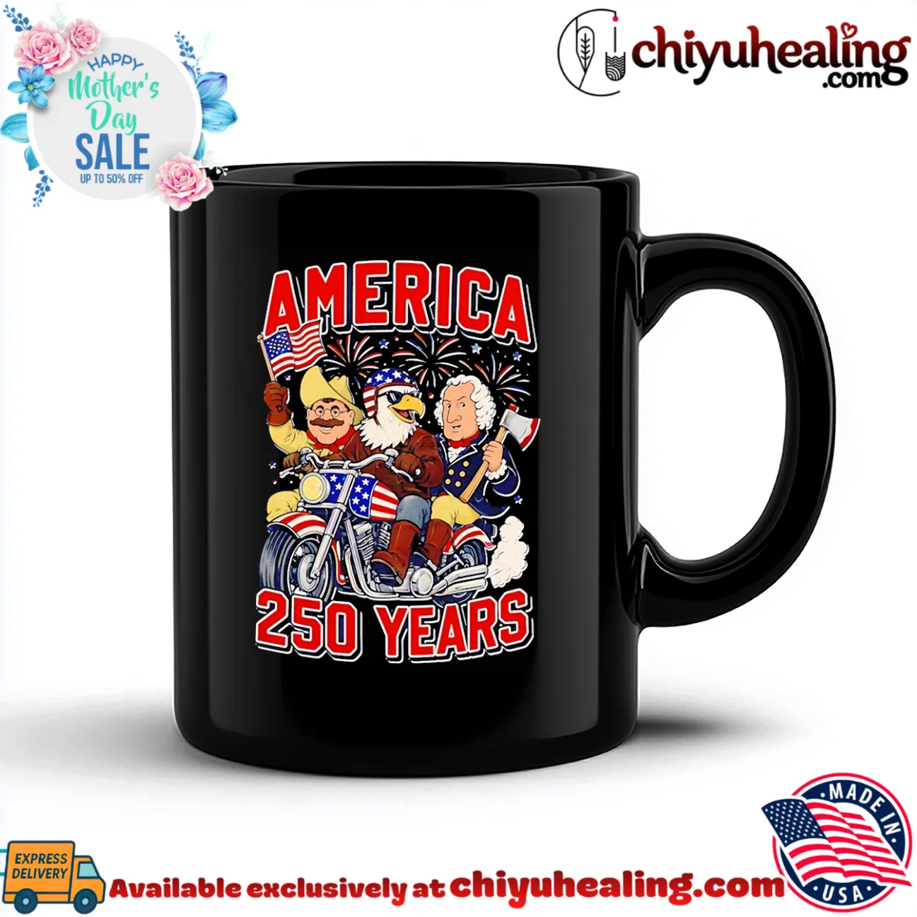 Ride Free or Die America 250 years cartoon ultimate shirt & hoodie - Ultimate Tribute Merch Ride Free or Die America 250 years cartoon