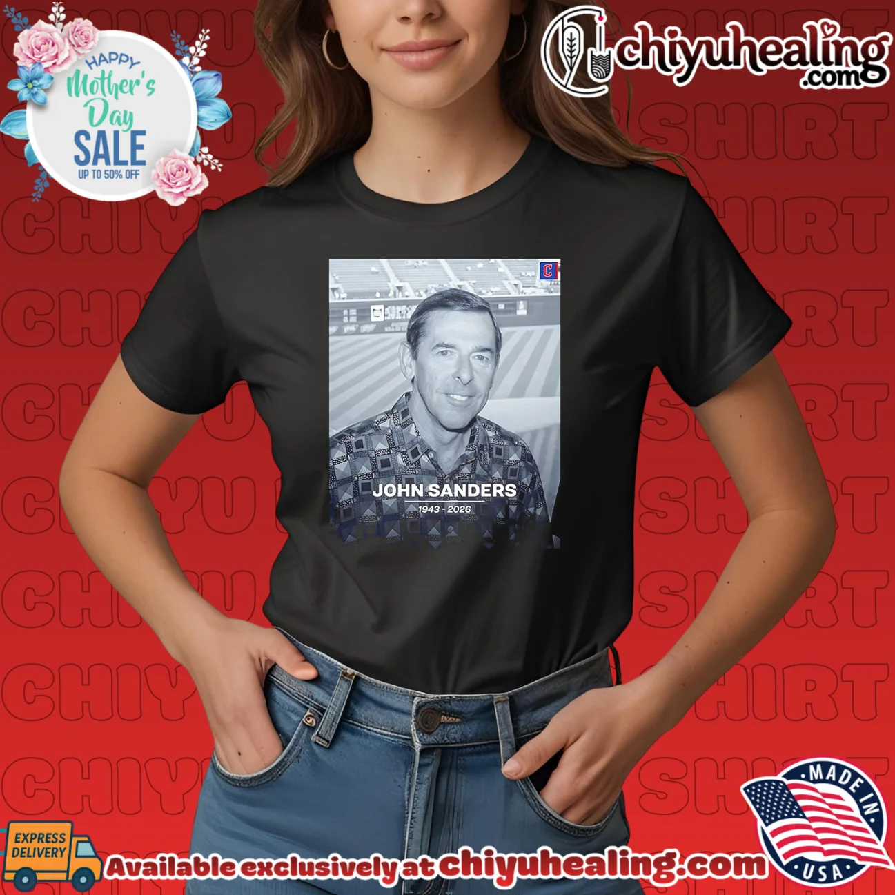 RIP John Sanders 1943-2026 legend sportcaster signature shirt & hoodie | Official Style Drop RIP John Sanders 1943-2026 legend sportcaster