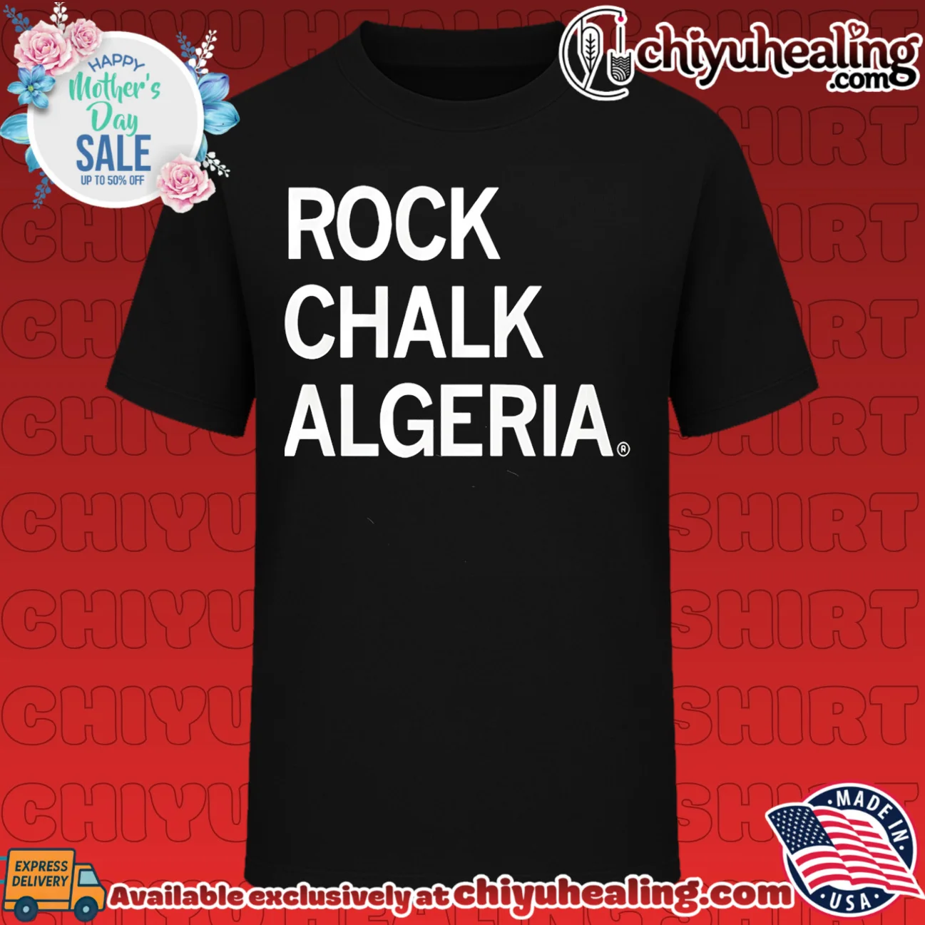 Rock Chalk Algeria shirt & hoodie