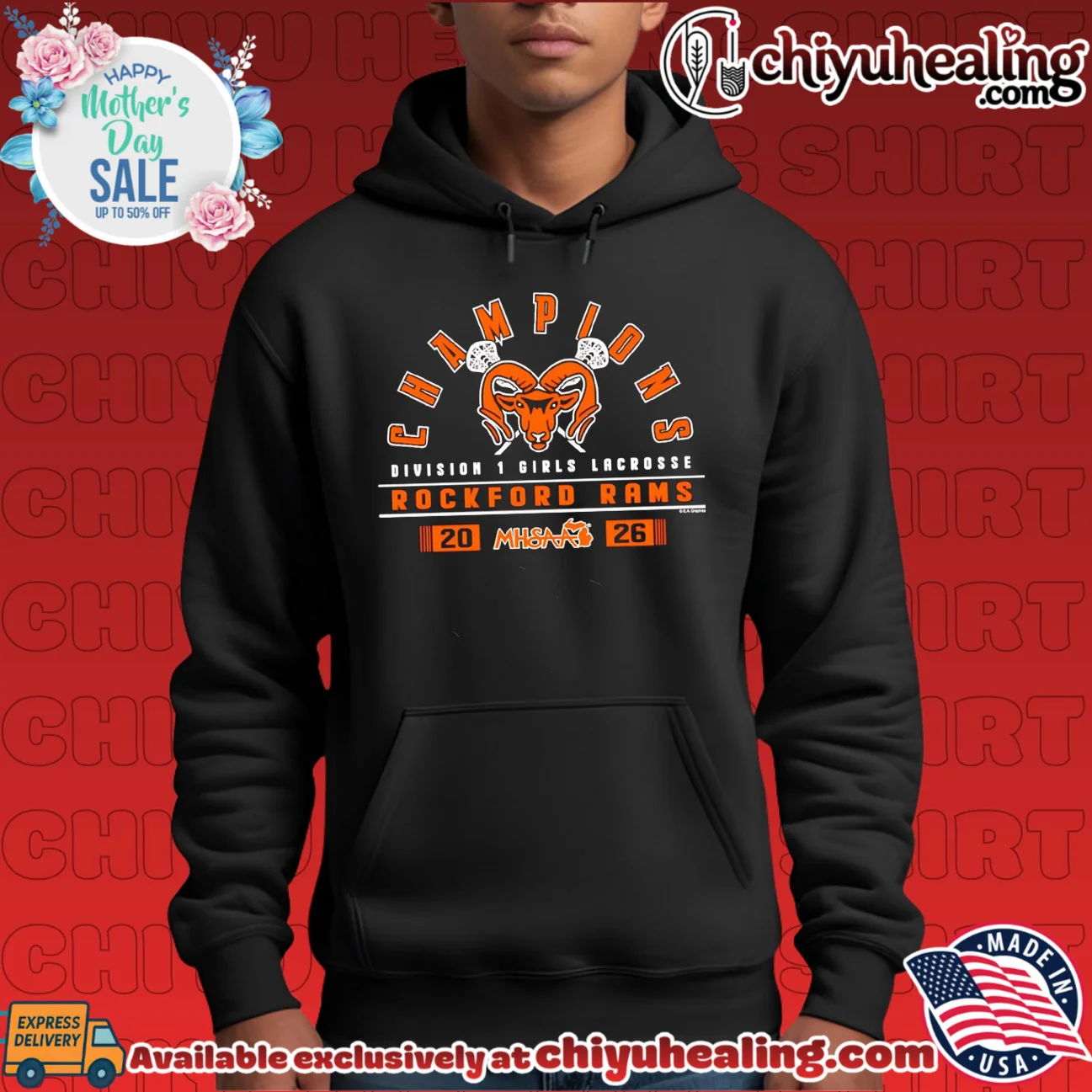 Rockford Rams 2026 MHSAA Girls Lacrosse D1 Champions logo essential shirt & hoodie - Ultimate Gift Edition Rockford Rams 2026 MHSAA Girls Lacrosse D1 Champions logo essential shirt & hoodie - Ultimate Gift Edition