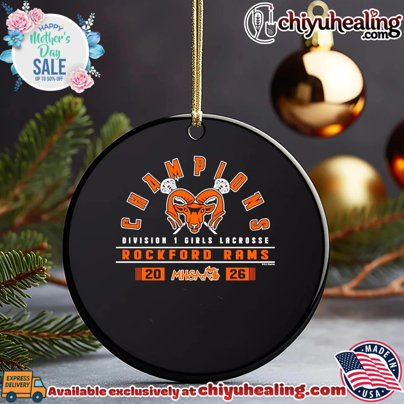 Rockford Rams 2026 MHSAA Girls Lacrosse D1 Champions logo essential shirt & hoodie - Ultimate Gift Edition Rockford Rams 2026 MHSAA Girls Lacrosse D1 Champions logo
