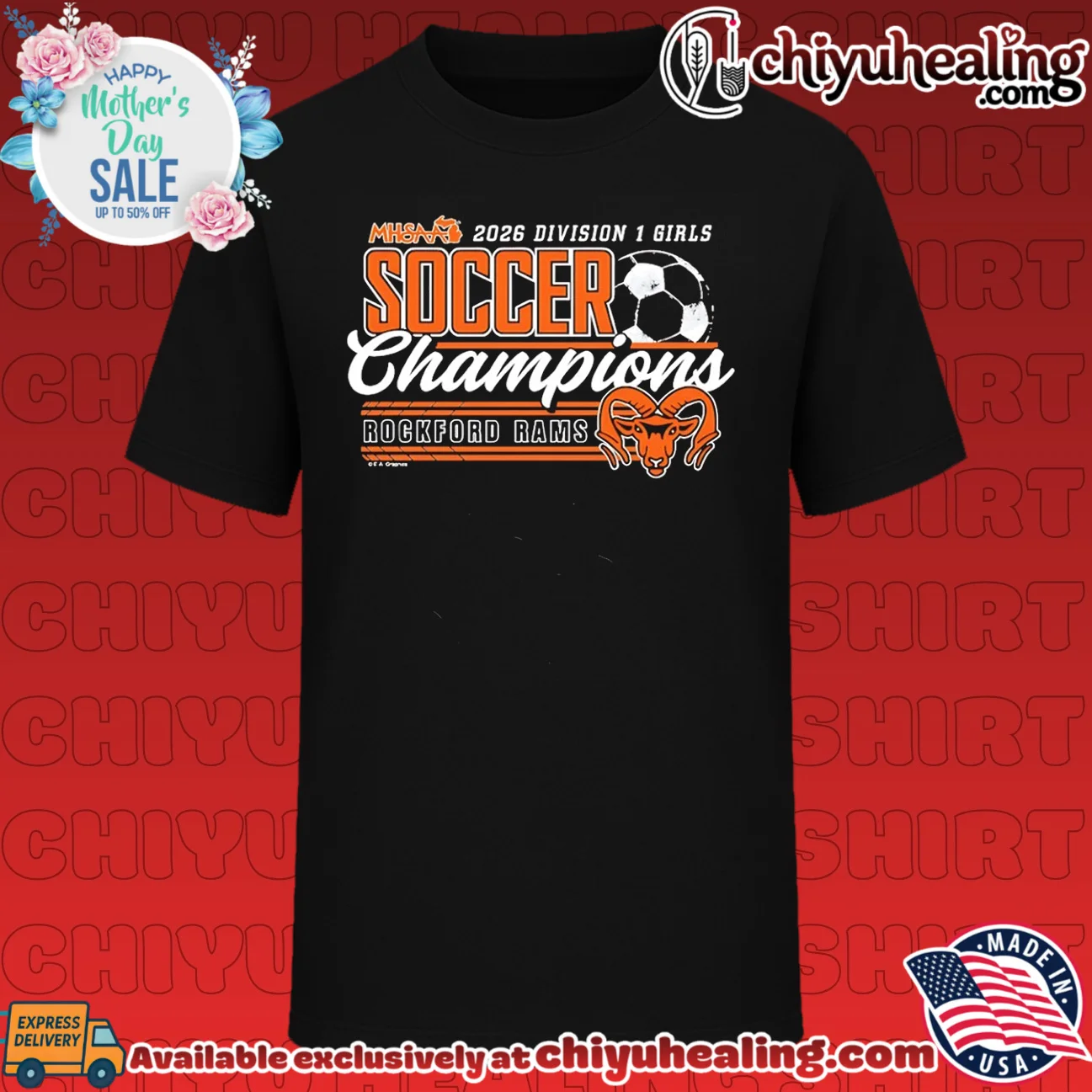 Rockford Rams 2026 MHSAA Girls Soccer D1 Champions