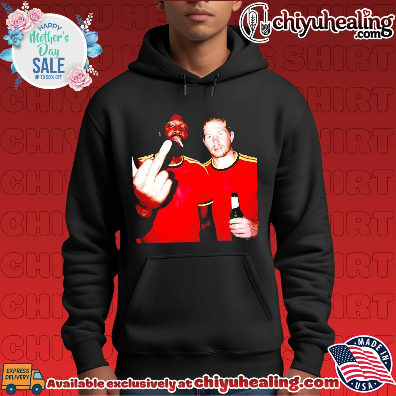 Romelu Lukaku and Kevin De Bruyne Belgium National Team middle finger shirt & hoodie Romelu Lukaku and Kevin De Bruyne Belgium National Team middle finger shirt & hoodie