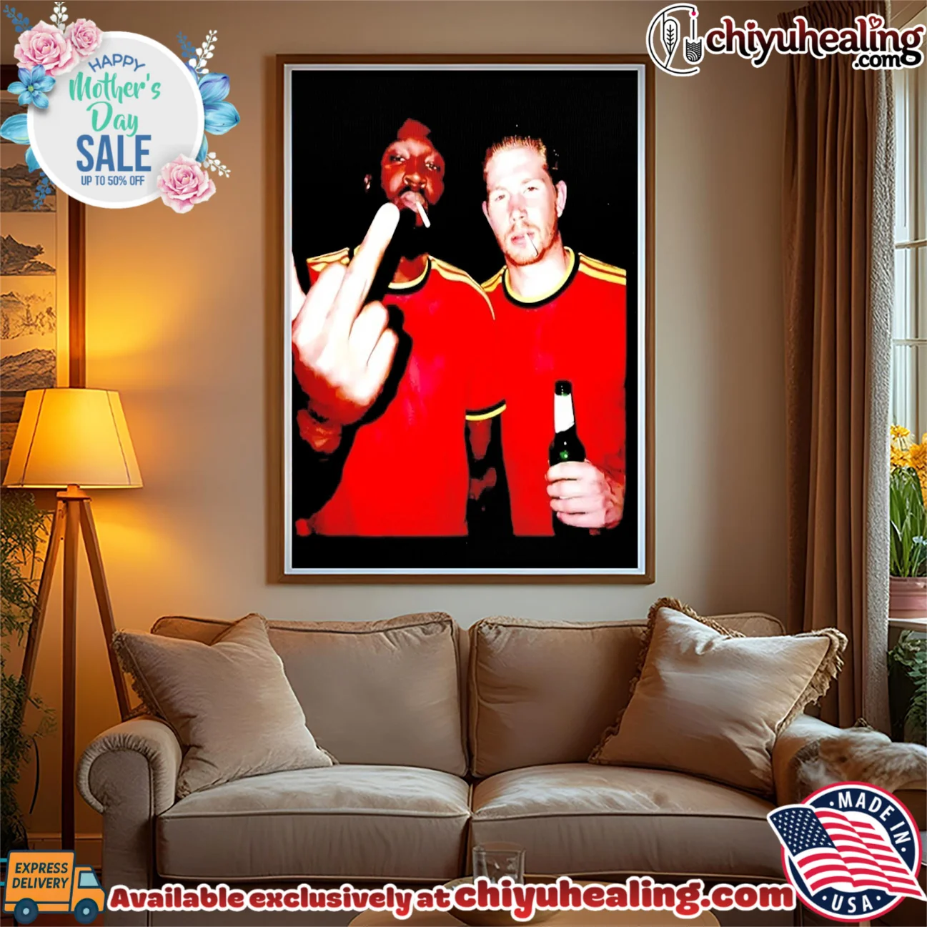 Romelu Lukaku and Kevin De Bruyne Belgium National Team middle finger shirt & hoodie Romelu Lukaku and Kevin De Bruyne Belgium National Team middle finger shirt & hoodie