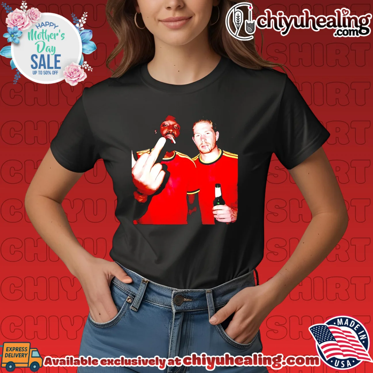 Romelu Lukaku and Kevin De Bruyne Belgium National Team middle finger shirt & hoodie Romelu Lukaku and Kevin De Bruyne Belgium National Team middle finger shirt & hoodie