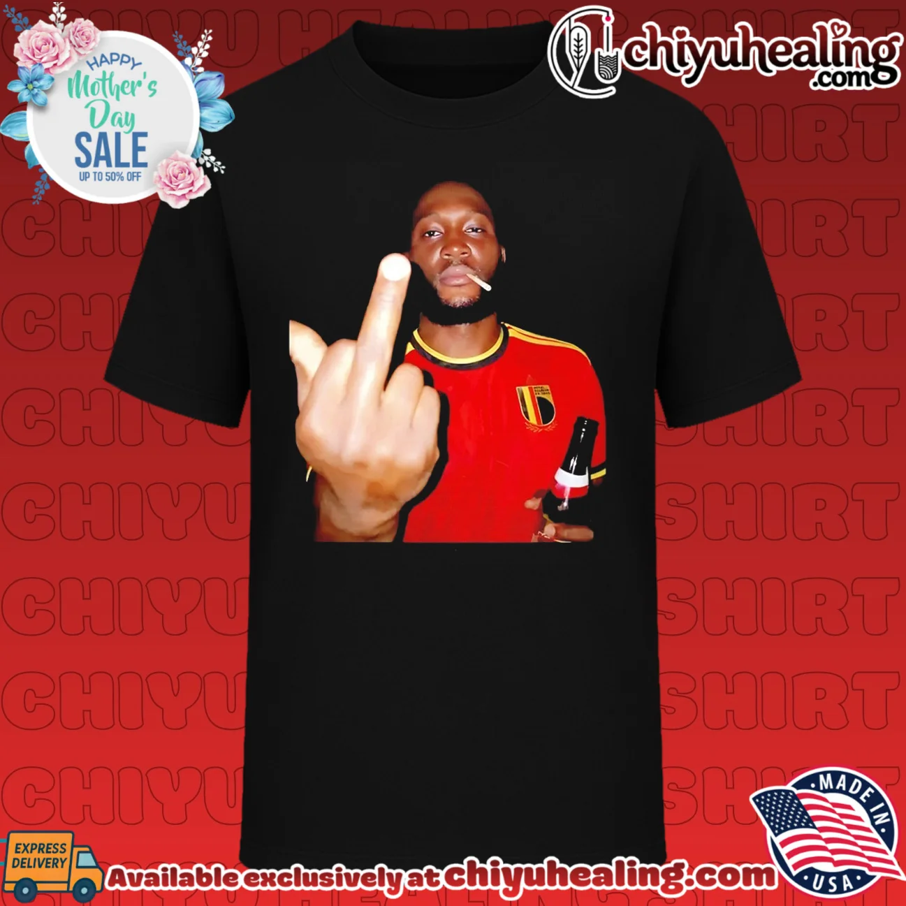 Romelu Lukaku Belgium National Team Middle Finger shirt & hoodie