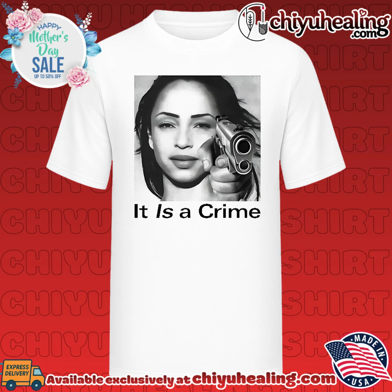 Sade It Is a Crime Vintage Graphic