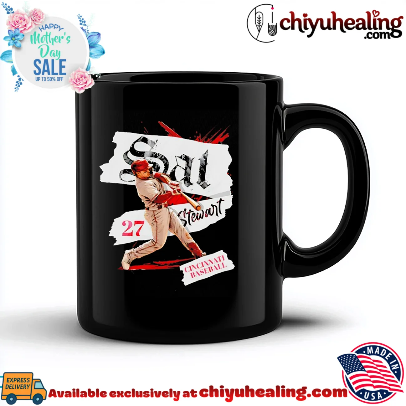 Sal Stewart Cincinnati Baseball 27 MLB Player Name shirt & hoodie Sal Stewart Cincinnati Baseball 27 MLB Player Name shirt & hoodie