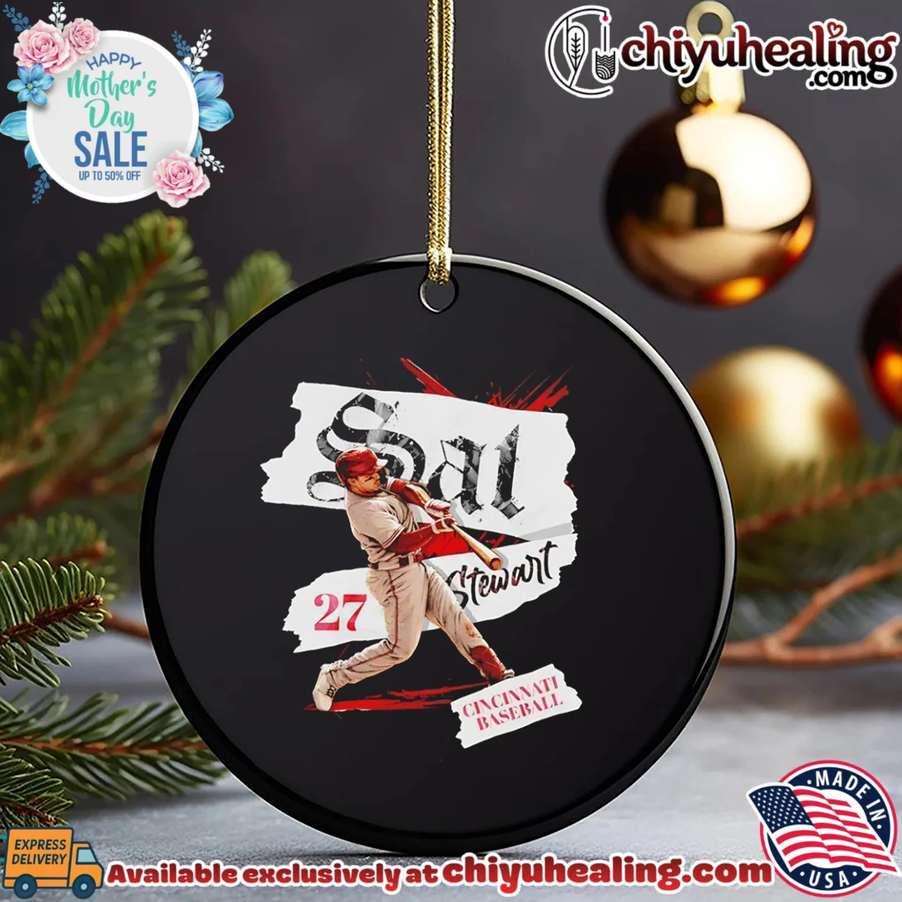 Sal Stewart Cincinnati Baseball 27 MLB Player Name shirt & hoodie Sal Stewart Cincinnati Baseball 27 MLB Player Name shirt & hoodie